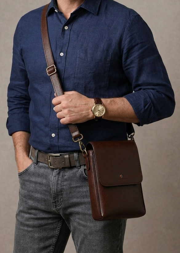 Classic Leather Crossbody
