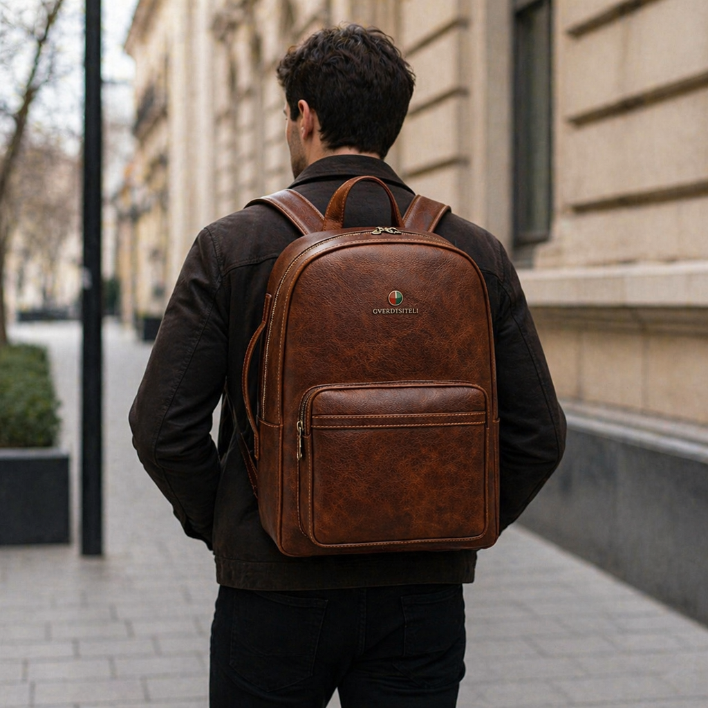 Classic Leather Backpack