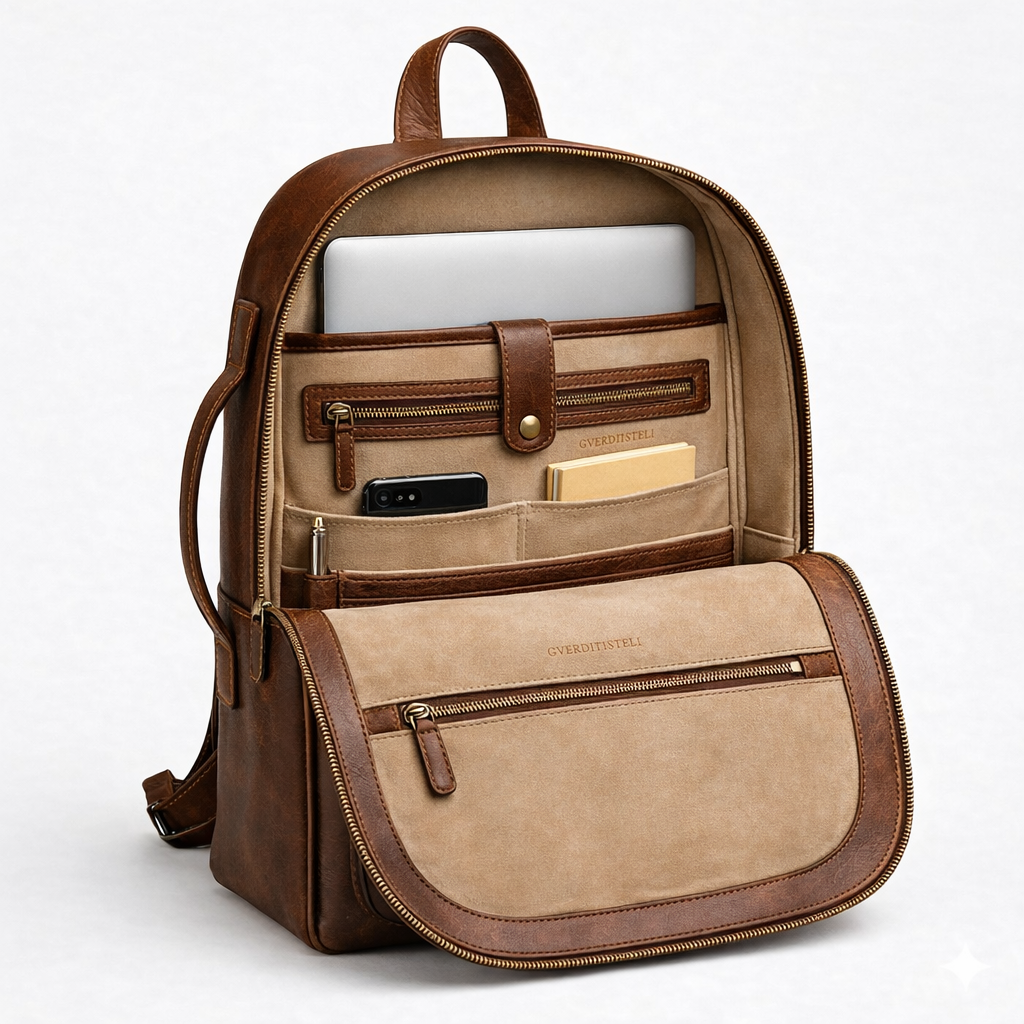 Classic Leather Backpack